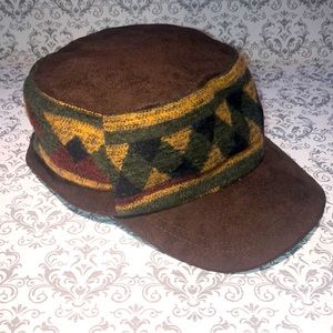 Scala Pronto brown cap/hat. OSFA